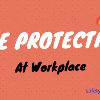 How to ensure fire protection at workplace?