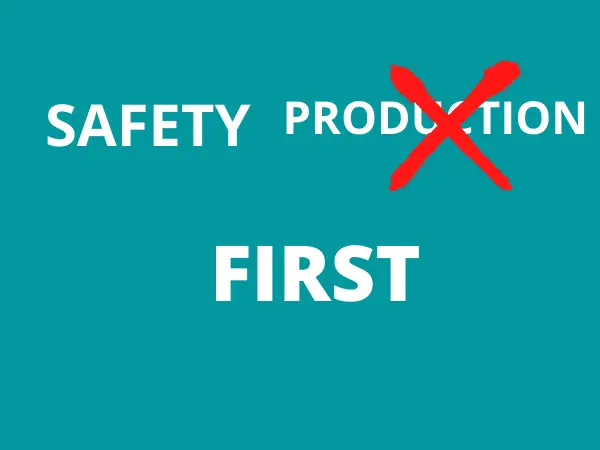 workplace hazard examples - production first