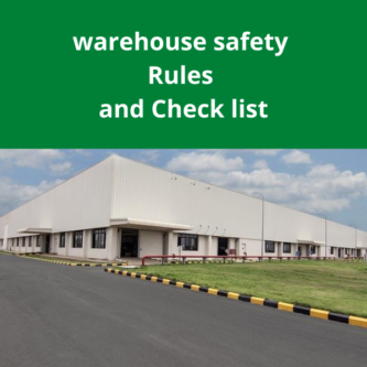 Warehouse Safety Rules and Check List