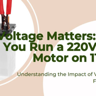 Unlocking the Voltage Mystery: Can You Run a 220V Motor on 110V?